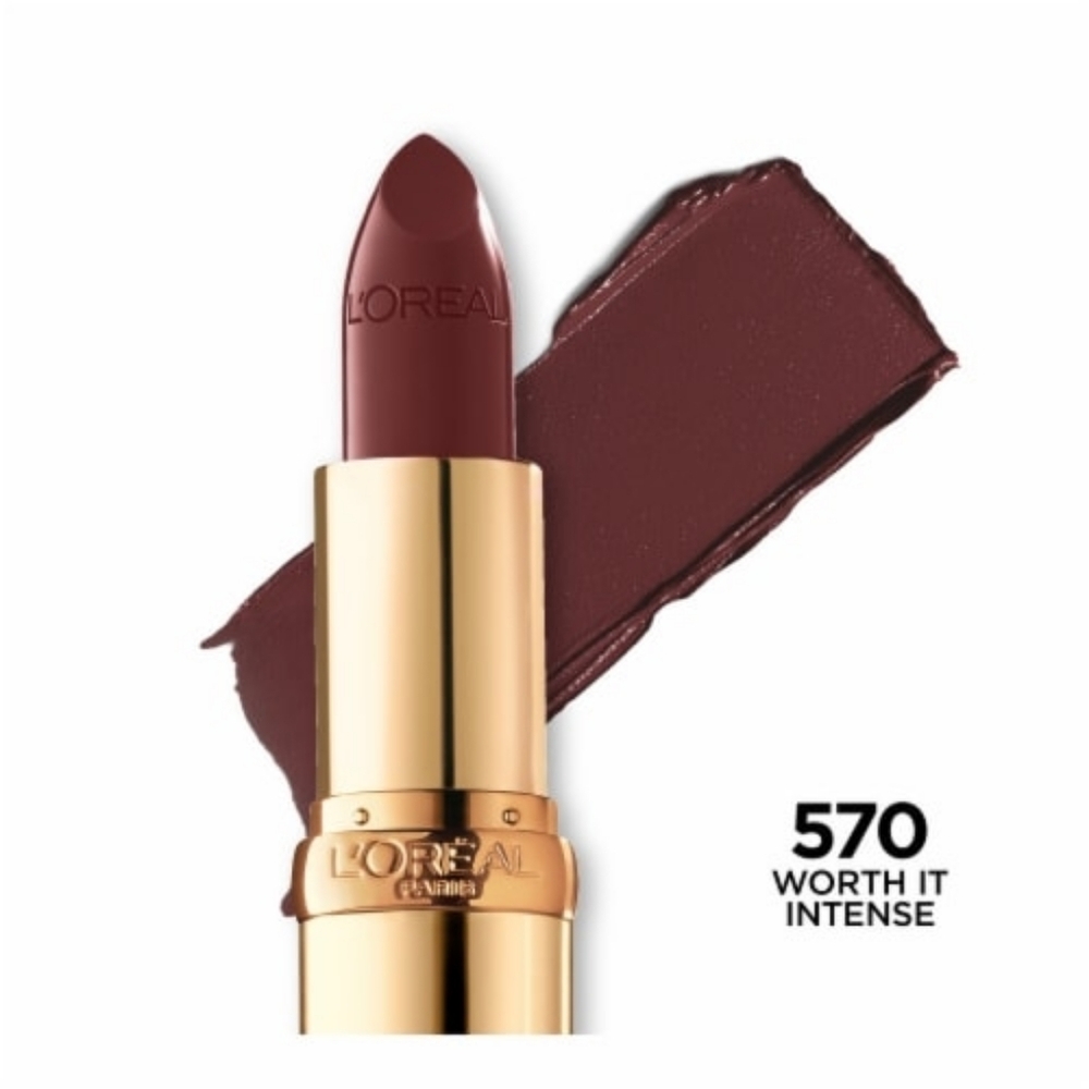 5 x L'Oreal Paris Colour Riche Satin Lipstick 570 Worth It Intense NEW
